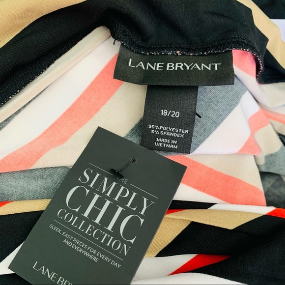 Lane Bryant Simply Chic Striped Maxi NWT 18/20 - Picture 4 of 4